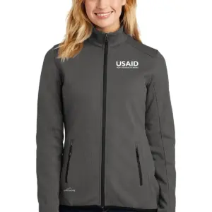 USAID English Eddie Bauer Ladies Dash Full-Zip Fleece Jacket