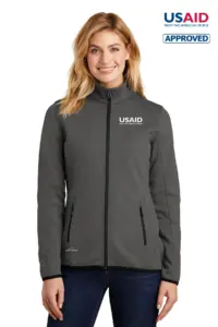 USAID English Eddie Bauer Ladies Dash Full-Zip Fleece Jacket