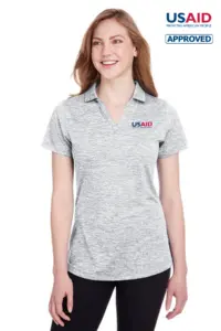 USAID English PUMA GOLF Ladies Icon Heather Polo