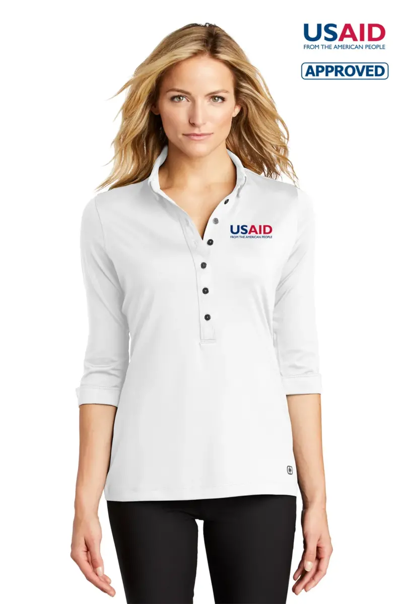 USAID English OGIO Ladies Gauge Polo Shirt