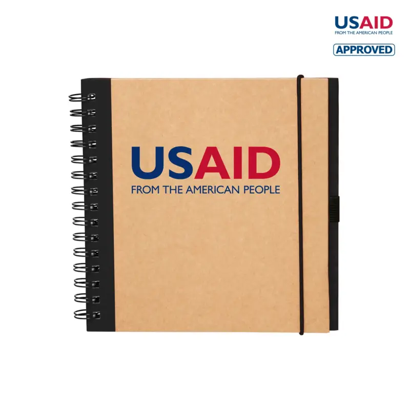USAID English - Recycled Square Notebook
