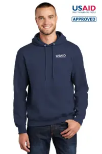 USAID English - Port & Company Men's Essential Fleece Pullover Hooded Sweatshirt