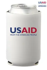 USAID English - Premium Neoprene Collapsible Can Cooler
