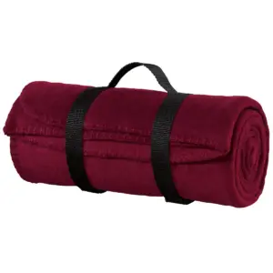 USAID English - Port Authority Value Fleece Blanket w/ Strap