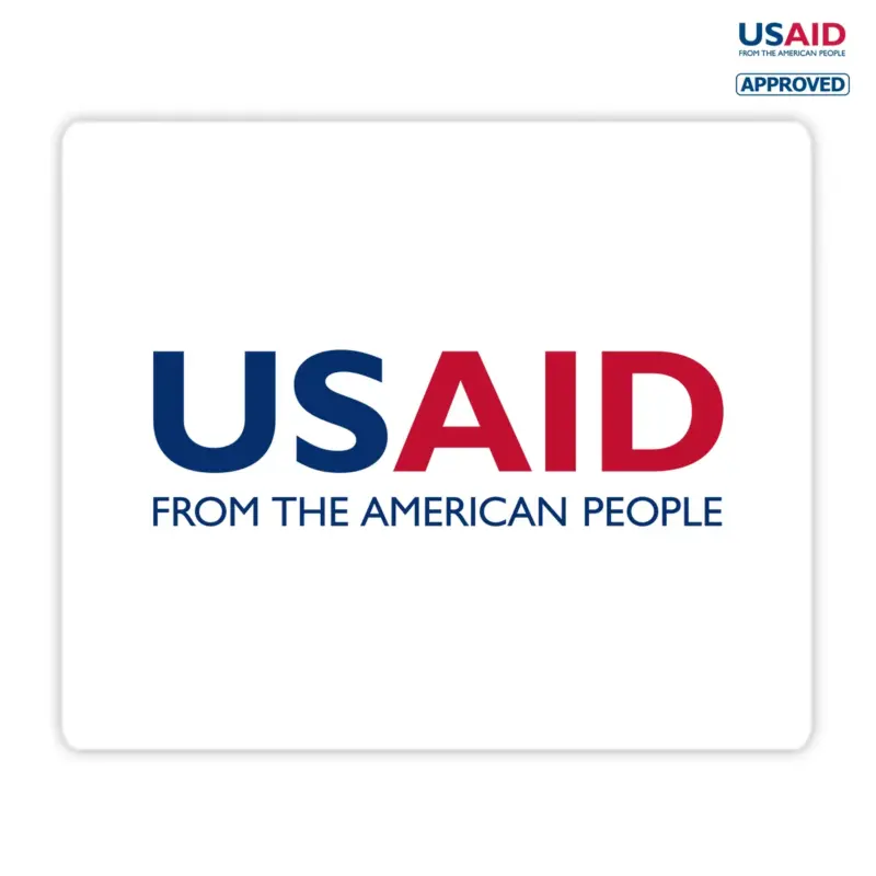 USAID English - Large Rectangle Full Color Mouse Pads (9.25""x7.75""x0.625)