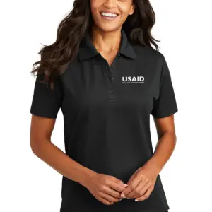 USAID English Port Authority Ladies Dry Zone Ottoman Sport Shirt