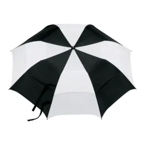 USAID English - 58"" Vented Auto Open Folding Golf Umbrella
