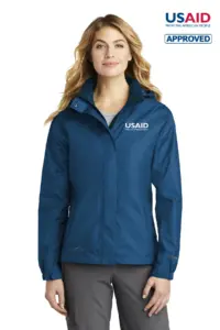 USAID English Eddie Bauer Ladies Rain Jacket