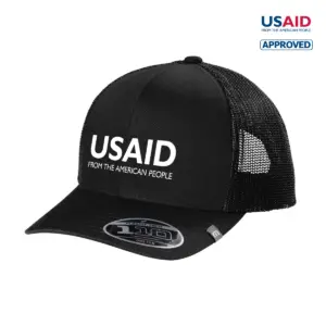 USAID English - Embroidered New TravisMathew Cruz Trucker Cap (Min 12 pcs)