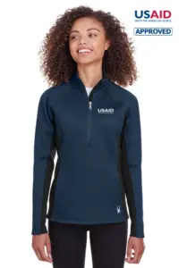 USAID English SPYDER Ladies Constant Half-Zip Sweater