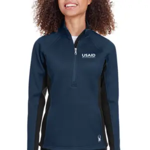 USAID English SPYDER Ladies Constant Half-Zip Sweater