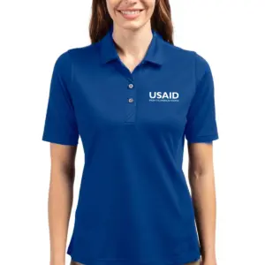 USAID English - Cutter & Buck Virtue Eco Pique Recycled Womens Polo