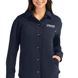 USAID English - Cutter & Buck Roam Eco Recycled Womens Shirt Jacket