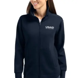 USAID English - Cutter & Buck Roam Eco Full Zip Recycled Womens Jacket