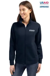 USAID English - Cutter & Buck Roam Eco Full Zip Recycled Womens Jacket