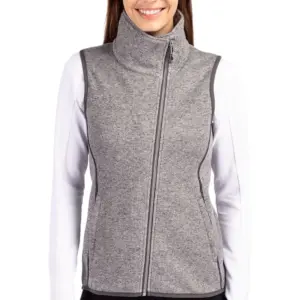 USAID English - Cutter & Buck Mainsail Sweater Knit Womens Asymmetrical Vest