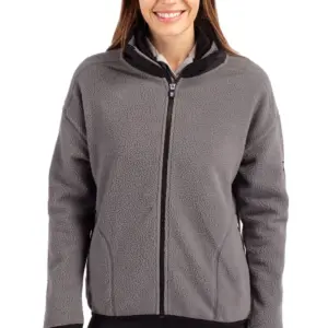 USAID English - Cutter & Buck Cascade Eco Sherpa Womens Fleece Jacket