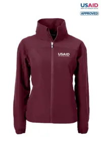 USAID English - Cutter & Buck Charter Eco Recycled Womens Full-Zip Jacket