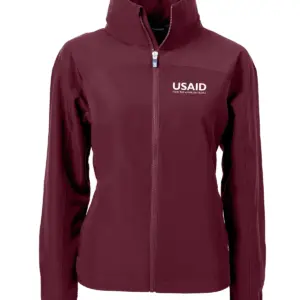 USAID English - Cutter & Buck Charter Eco Recycled Womens Full-Zip Jacket