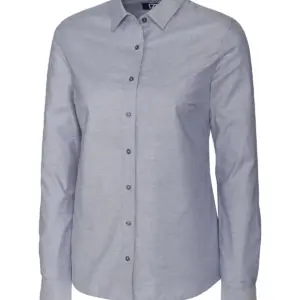 USAID English - Cutter & Buck Stretch Oxford Womens Long Sleeve Dress Shirt
