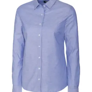 USAID English - Cutter & Buck Stretch Oxford Womens Long Sleeve Dress Shirt