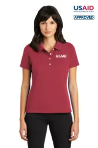 USAID English Nike Golf Ladies Tech Basic Dri-Fit Polo Shirt
