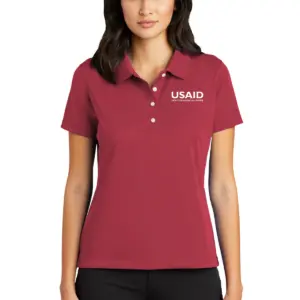 USAID English Nike Golf Ladies Tech Basic Dri-Fit Polo Shirt