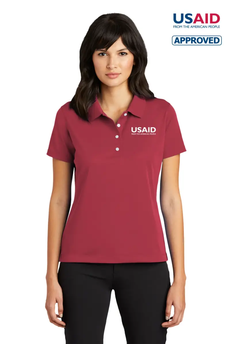 USAID English Nike Golf Ladies Tech Basic Dri-Fit Polo Shirt