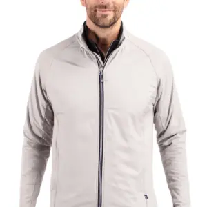 USAID English - Cutter & Buck Adapt Eco Knit Hybrid Recycled Mens Full Zip Jacket