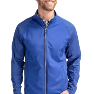 USAID English - Cutter & Buck Adapt Eco Knit Hybrid Recycled Mens Full Zip Jacket
