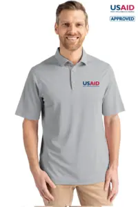 USAID English - Cutter & Buck Virtue Eco Pique Recycled Mens Polo