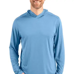 USAID English - Cutter & Buck Coastline Epic Comfort Eco Recycled Mens Hooded Shirt