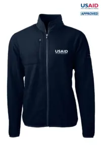 USAID English - Cutter & Buck Cascade Eco Sherpa Mens Fleece Jacket