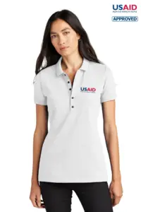 USAID English - Mercer+Mettle™ Women’s Stretch Heavyweight Pique Polo