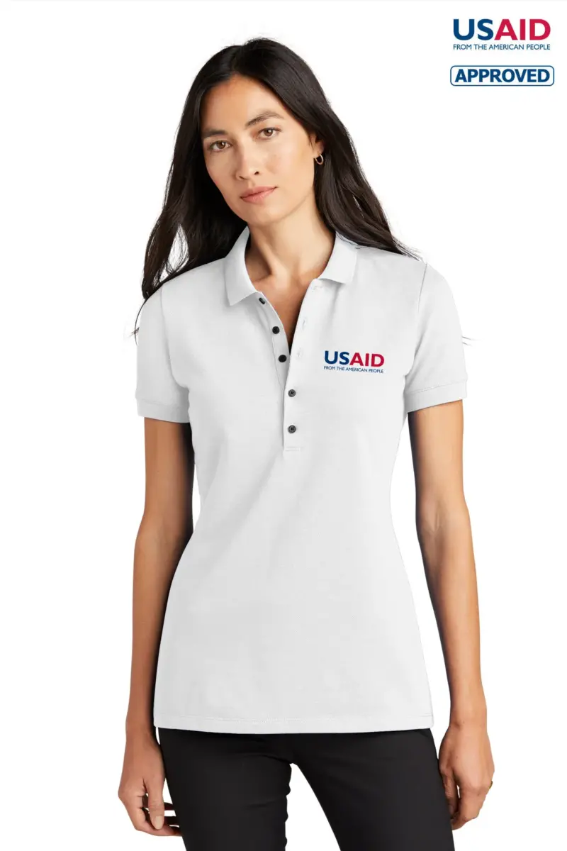 USAID English - Mercer+Mettle™ Women’s Stretch Heavyweight Pique Polo