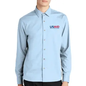 USAID English - Mercer+Mettle™ Long Sleeve Stretch Woven Shirt