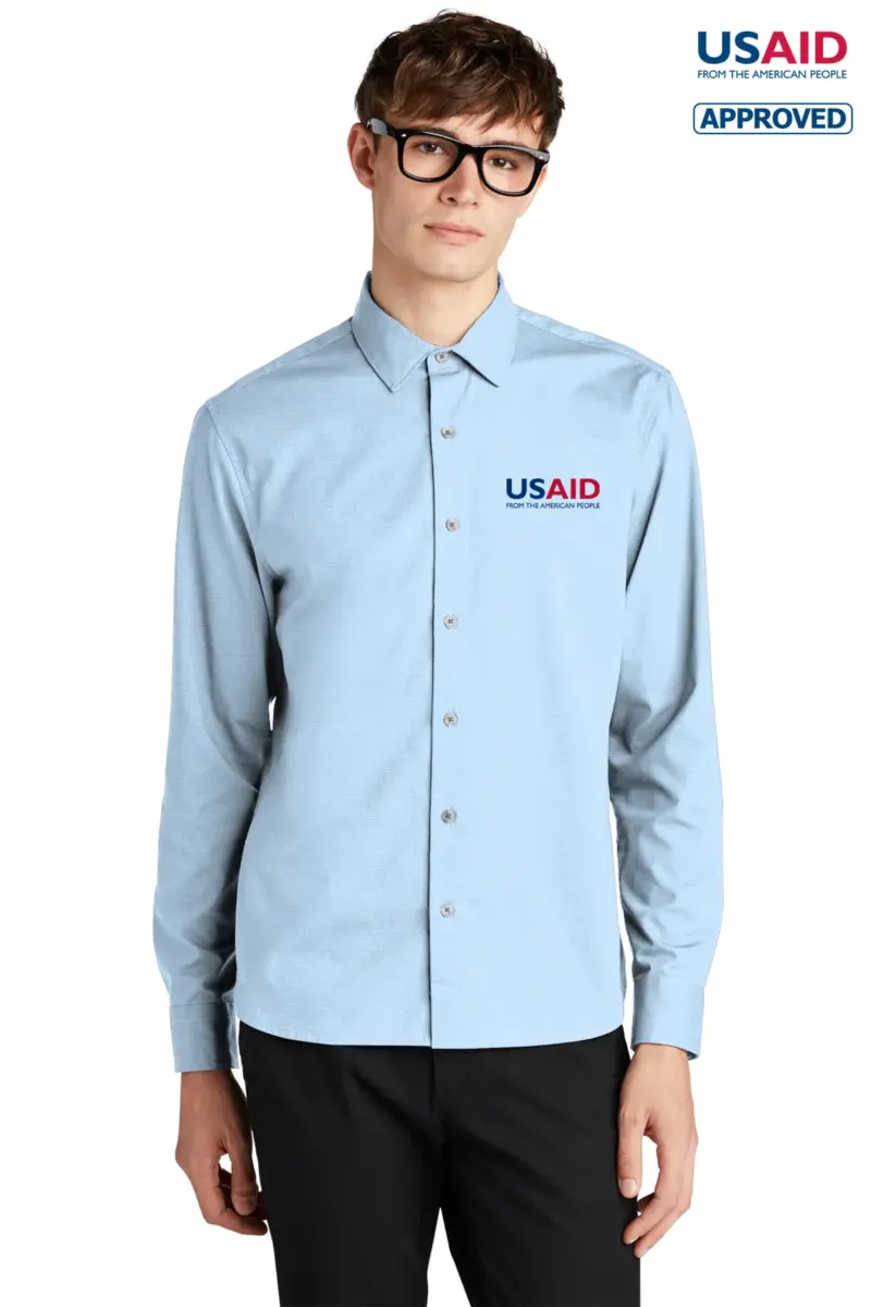 USAID English - Mercer+Mettle™ Long Sleeve Stretch Woven Shirt