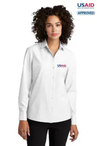 USAID English - Mercer+Mettle™ Women’s Long Sleeve Stretch Woven Shir