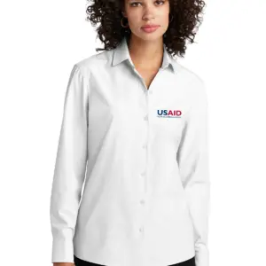 USAID English - Mercer+Mettle™ Women’s Long Sleeve Stretch Woven Shir