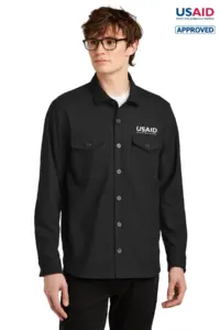 USAID English - Mercer+Mettle™ Long Sleeve Twill Overshirt