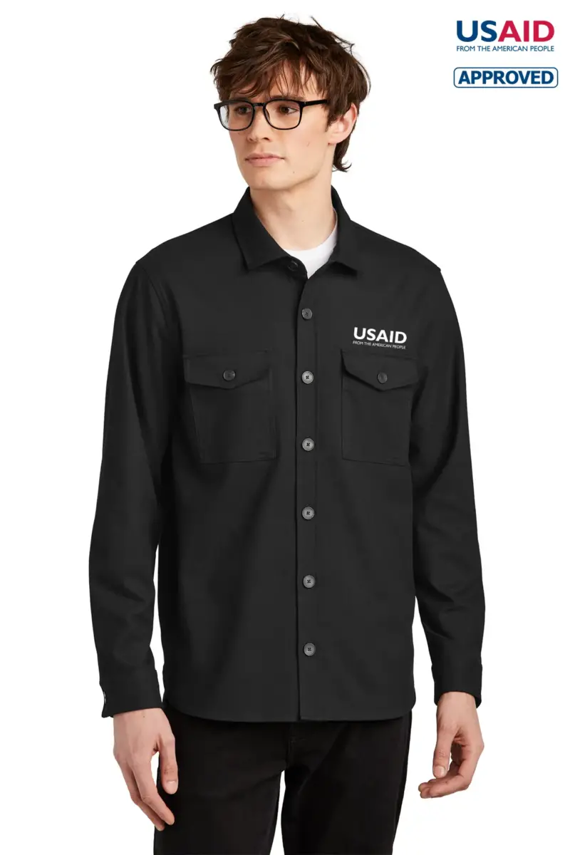 USAID English - Mercer+Mettle™ Long Sleeve Twill Overshirt
