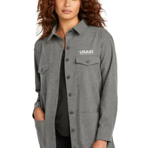 USAID English - Mercer+Mettle™ Women’s Long Sleeve Twill Overshirt