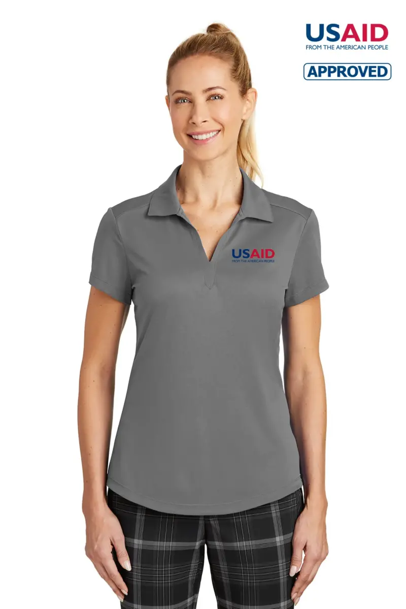 USAID English Nike Ladies Dri-Fit Legacy Polo Shirt