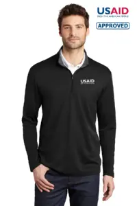 USAID English - Port Authority Silk Touch Performance 1/4-Zip Shirt