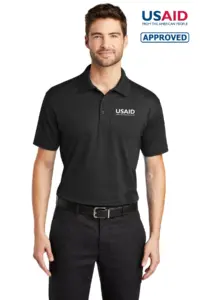 USAID English - Port Authority Men's Rapid Dry Mesh Polo Shirt