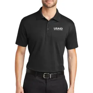 USAID English - Port Authority Men's Rapid Dry Mesh Polo Shirt