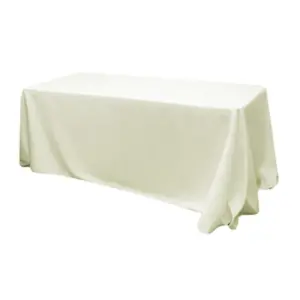 USAID English - 8' Dye Sub Tablecloth (Non Fitted) White