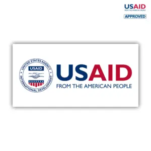 USAID English Banner - Mesh - Displays (3'x6'). Full Color
