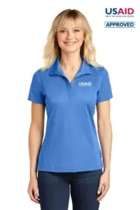 USAID English Ladies Sport-Tek Micropique Sport-Wick Polo Shirt