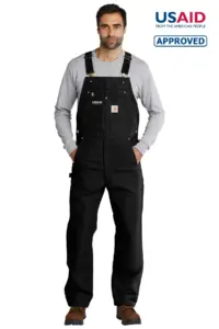 USAID English - Carhartt Duck Unlined Bib Overalls